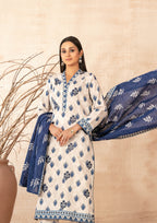 ZIMAL - Unstitched Embroidered Khaddar