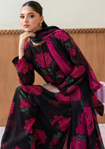 NAQSH-E-NAAZ - Unstitched 3-Piece Digital Bana Dora Lawn