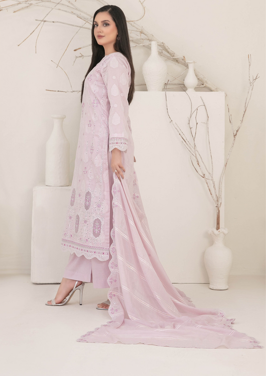 ZEENAT - Unstitched 3-Piece Broshia Banarsi