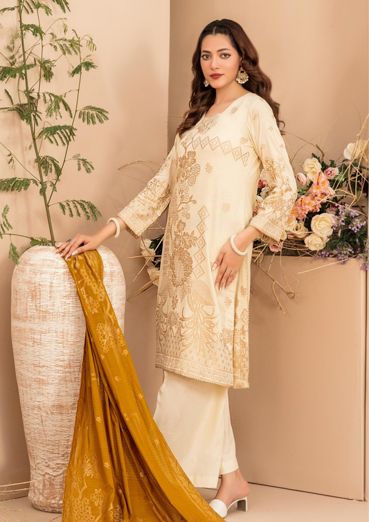 LAWN TALE - Unstitched 3-Piece Broshia Banarsi Lawn