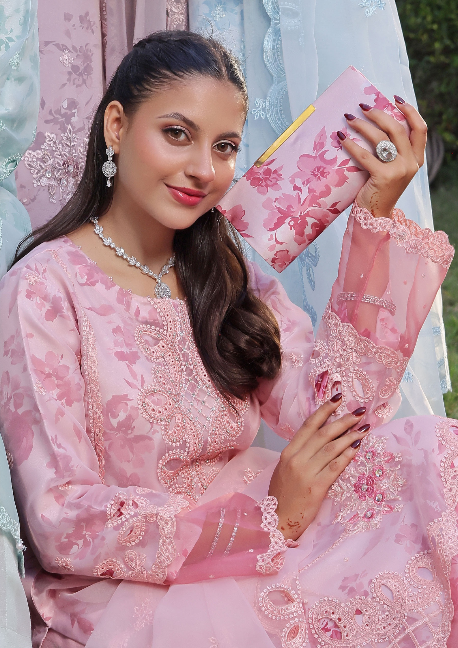 HAYA - Semi Stitched 3 - Piece Organza