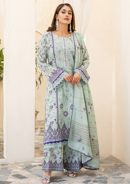 SAJAL - Unstitched 3-Piece Digital Lawn