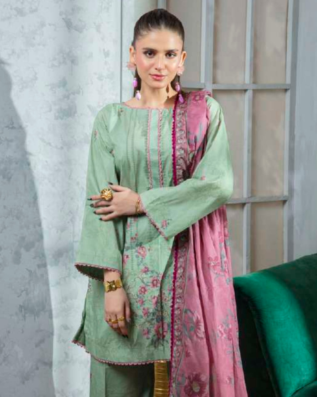 GULZAR - Stitched Lawn by Moncheri