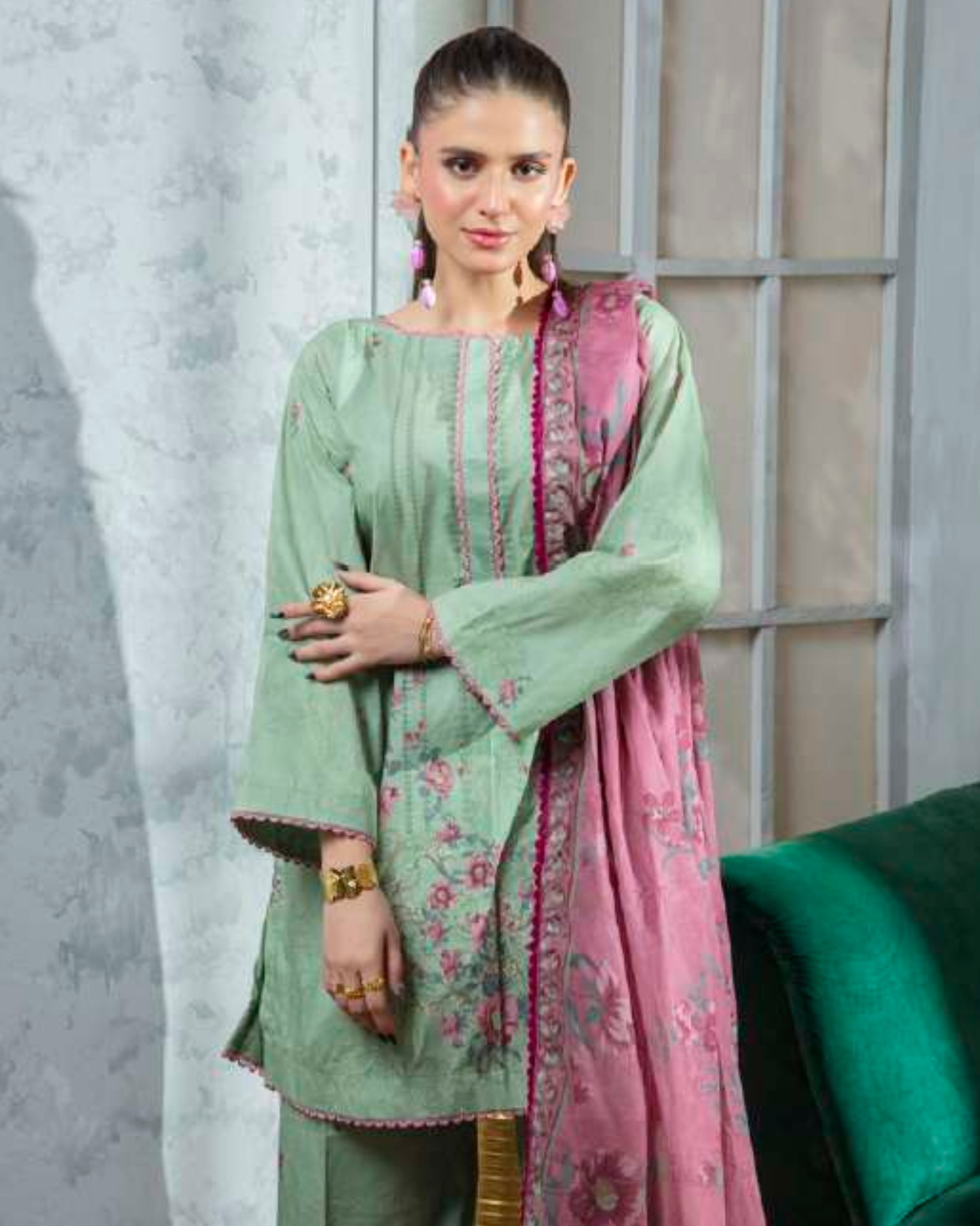 GULZAR - Stitched Lawn by Moncheri