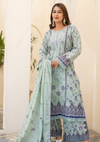 SAJAL - Unstitched 3-Piece Digital Lawn