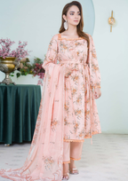 PEHNAWAA - Unstitched 3-Piece Digital Printed Lawn