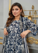 AROOHI - Unstitched 3-Piece Printed Lawn