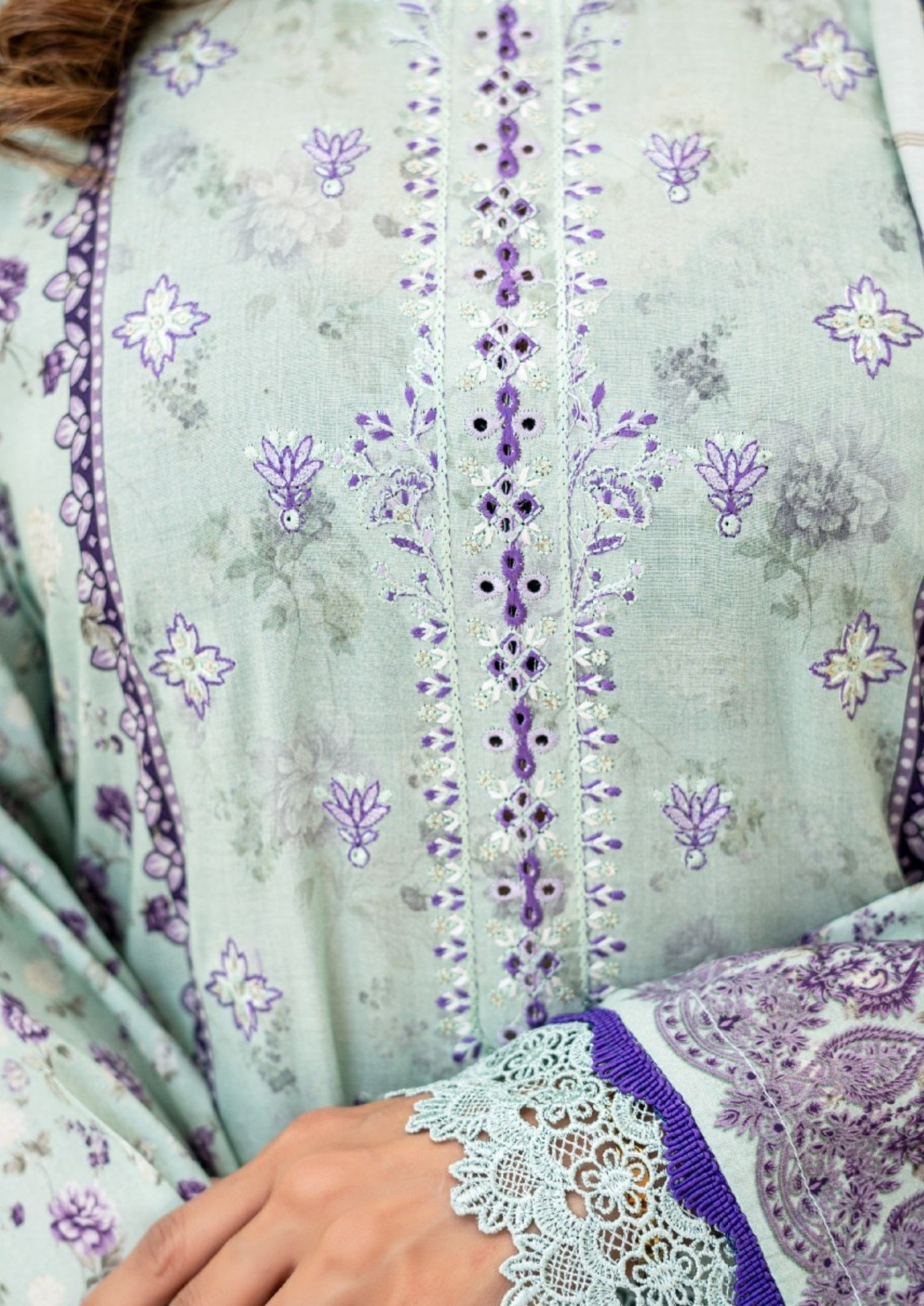 SAJAL - Unstitched 3-Piece Digital Lawn