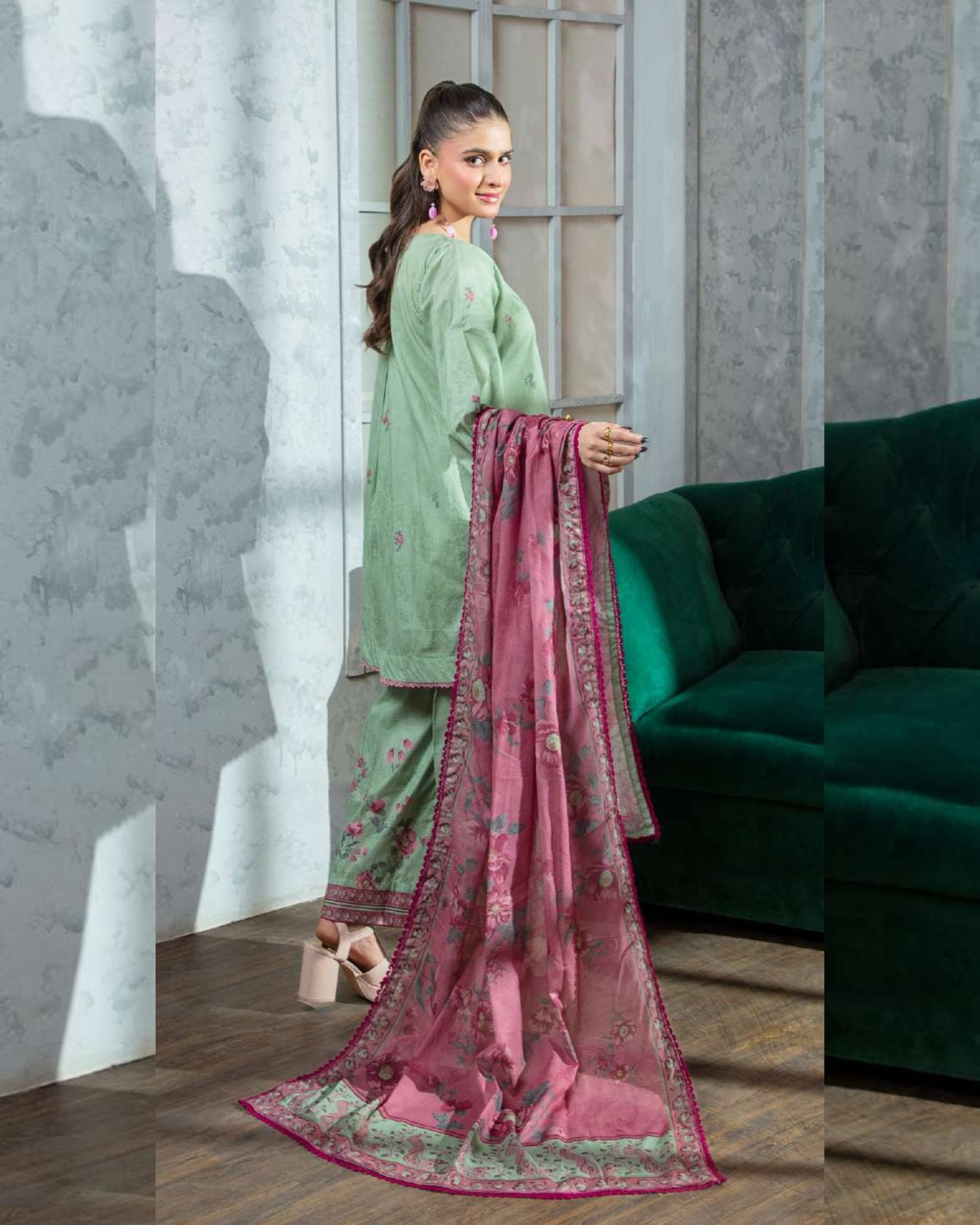 GULZAR - Stitched Lawn by Moncheri