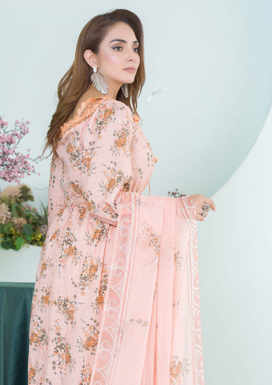 PEHNAWAA - Unstitched 3-Piece Digital Printed Lawn