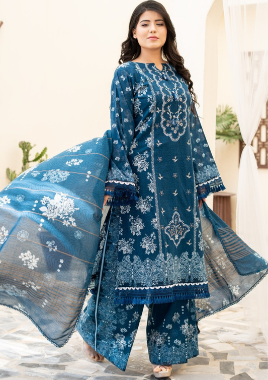 SAJAL - Unstitched 3-Piece Digital Lawn