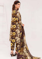 Meena - Unstitched 3-Piece Digital Linen