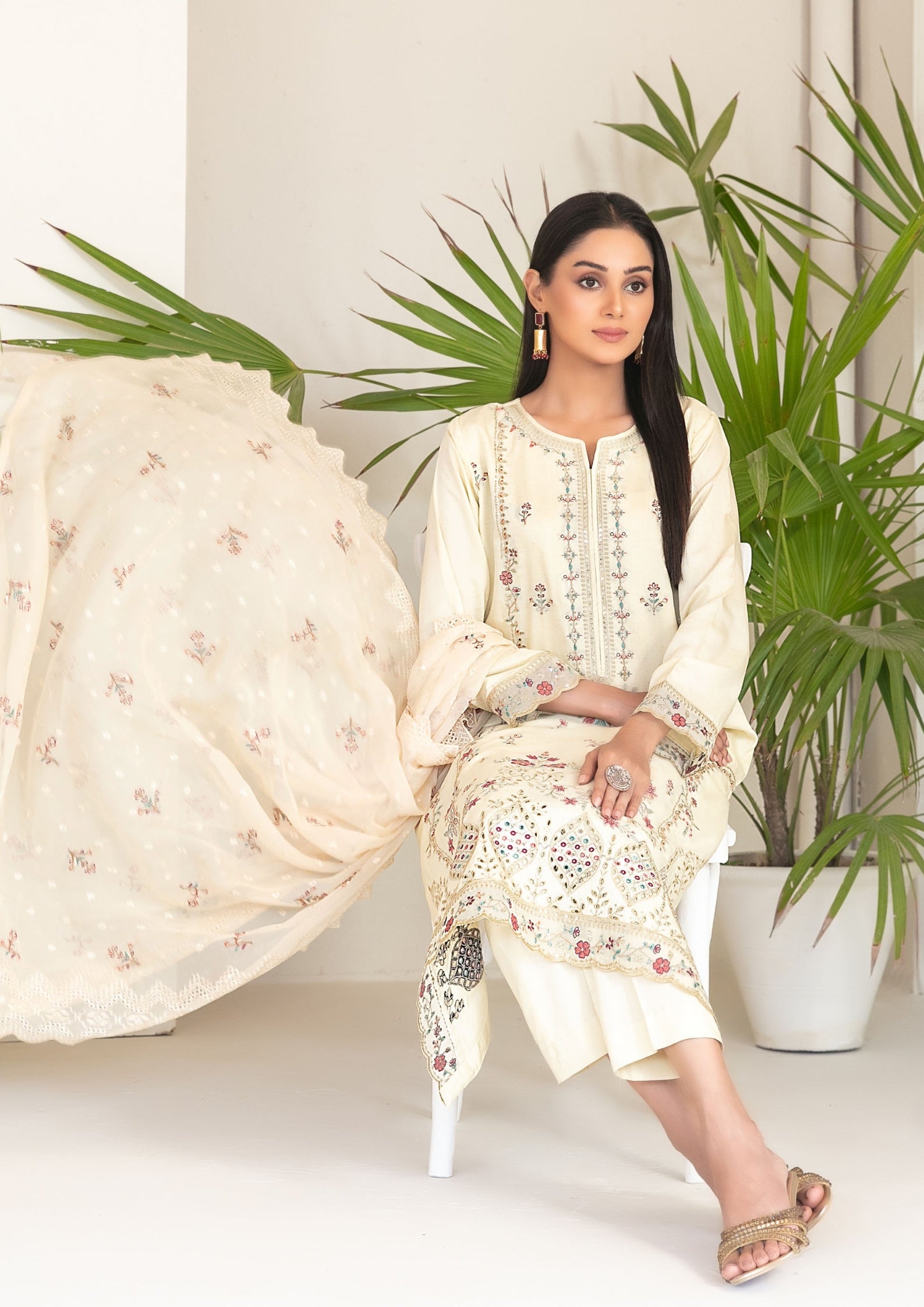 RAQS - Unstitched Embroidered Viscose