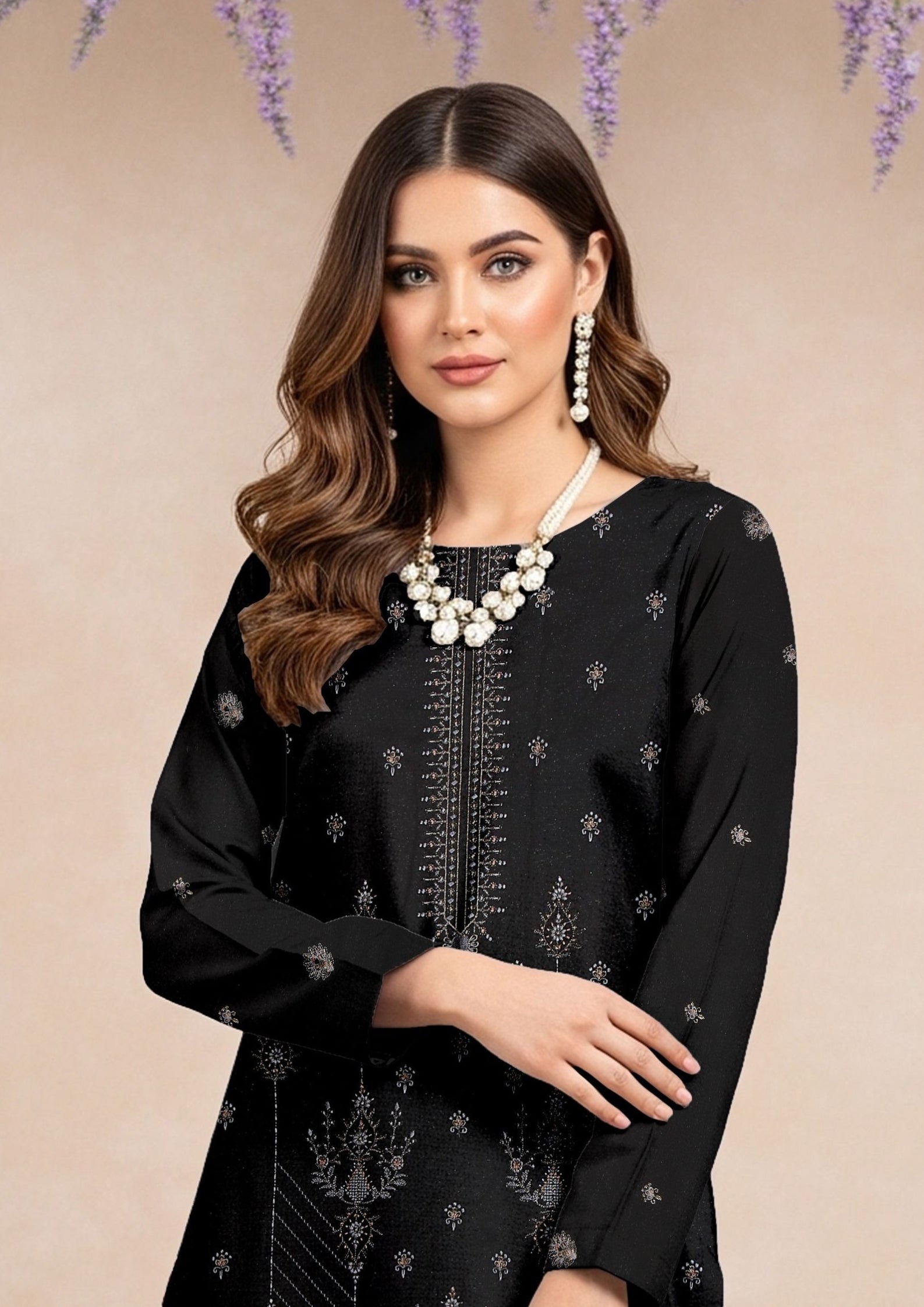 ZAHRA NOOR - Unstitched Chamki Dhanak