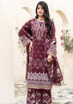 SAJAL - Unstitched 3-Piece Digital Lawn