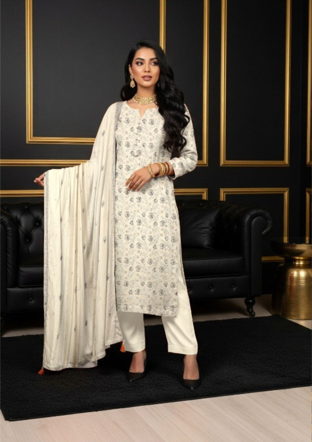 BULBUL - Unstitched Pashmina Dhanak