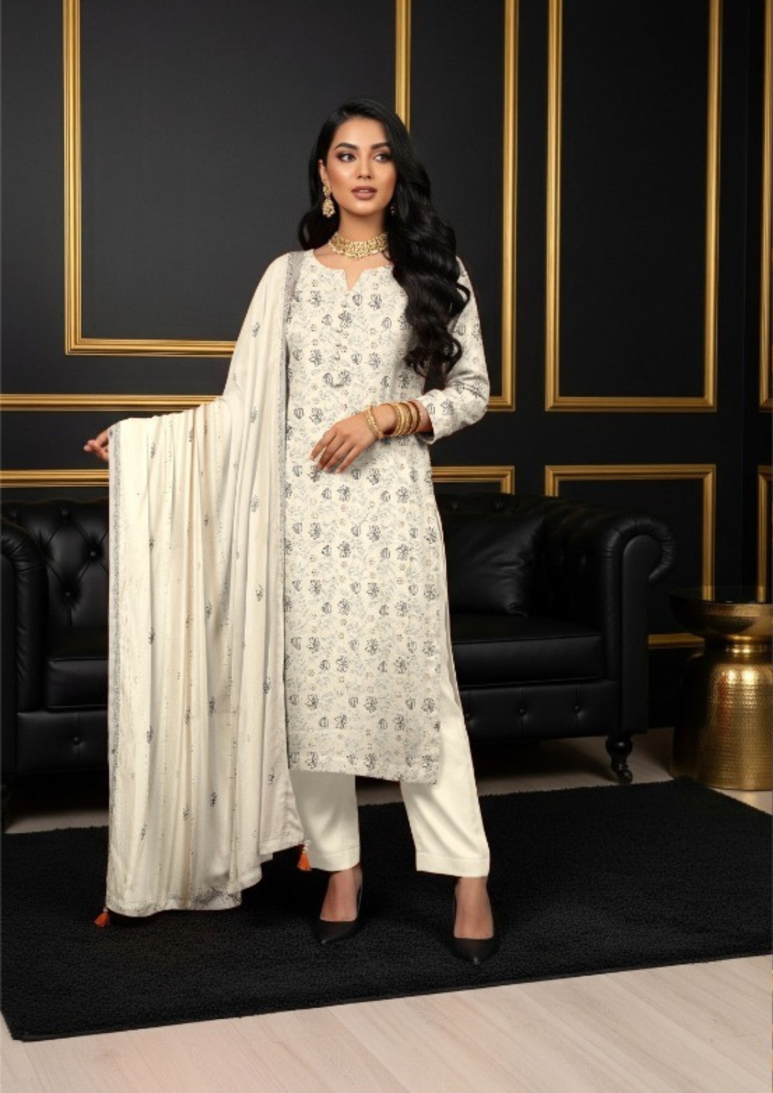 BULBUL - Unstitched Pashmina Dhanak