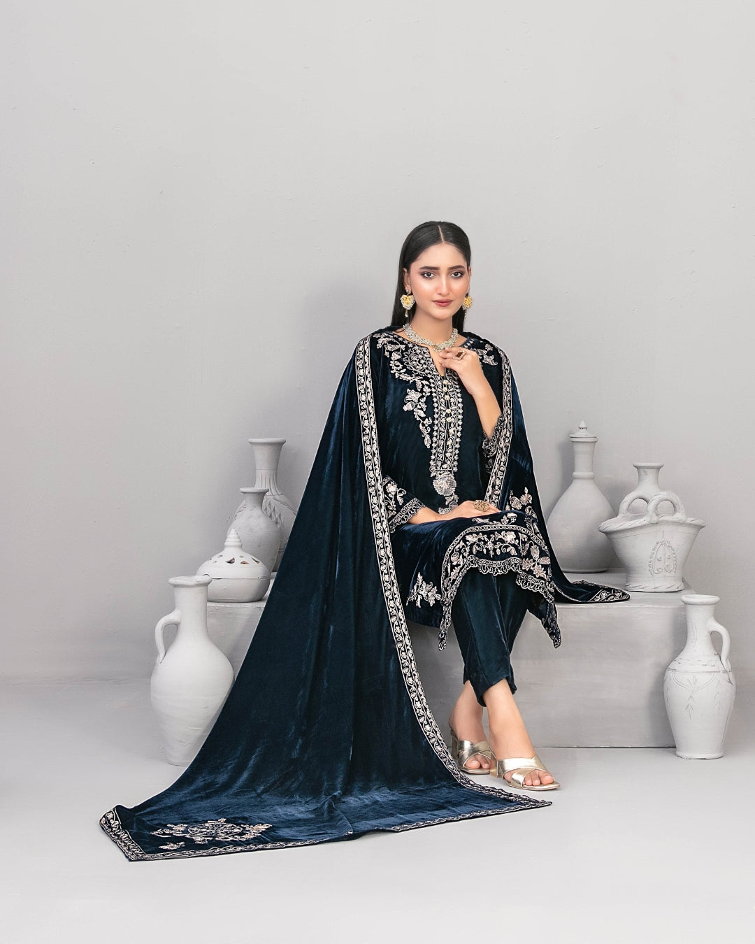 NAFISA - Unstitched Luxury Velvet