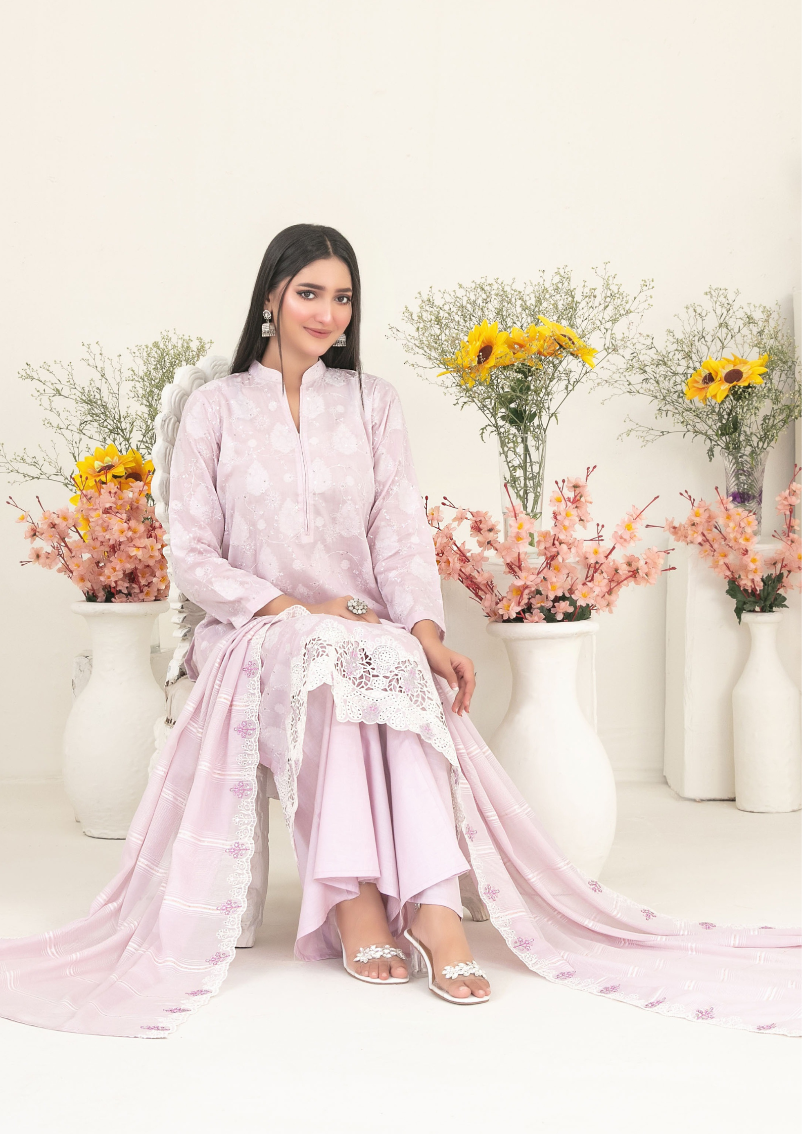 SOGHAT - Unstitched 3-Piece Embroidered Lawn