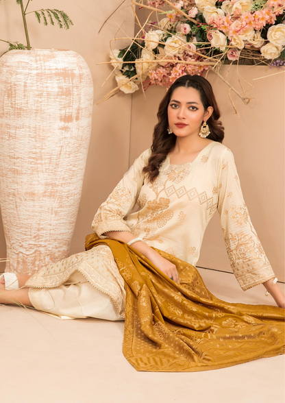LAWN TALE - Unstitched 3-Piece Broshia Banarsi Lawn