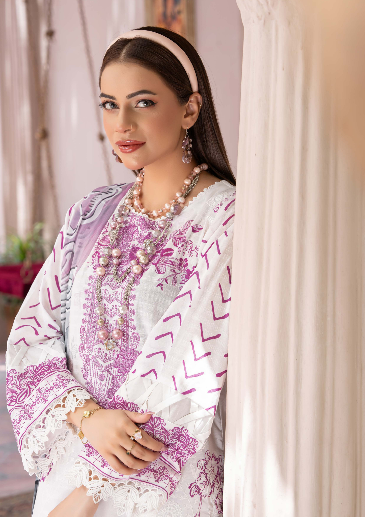 DHAGAY - Unstitched 3-Piece Embroidered Lawn