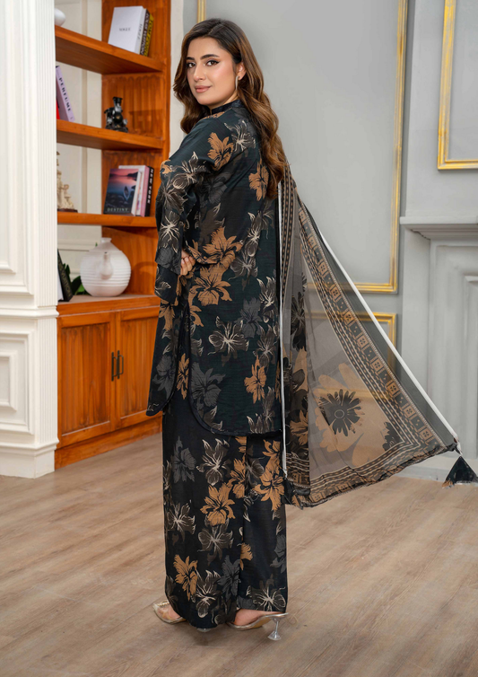 AROOHI - Unstitched 3-Piece Printed Lawn