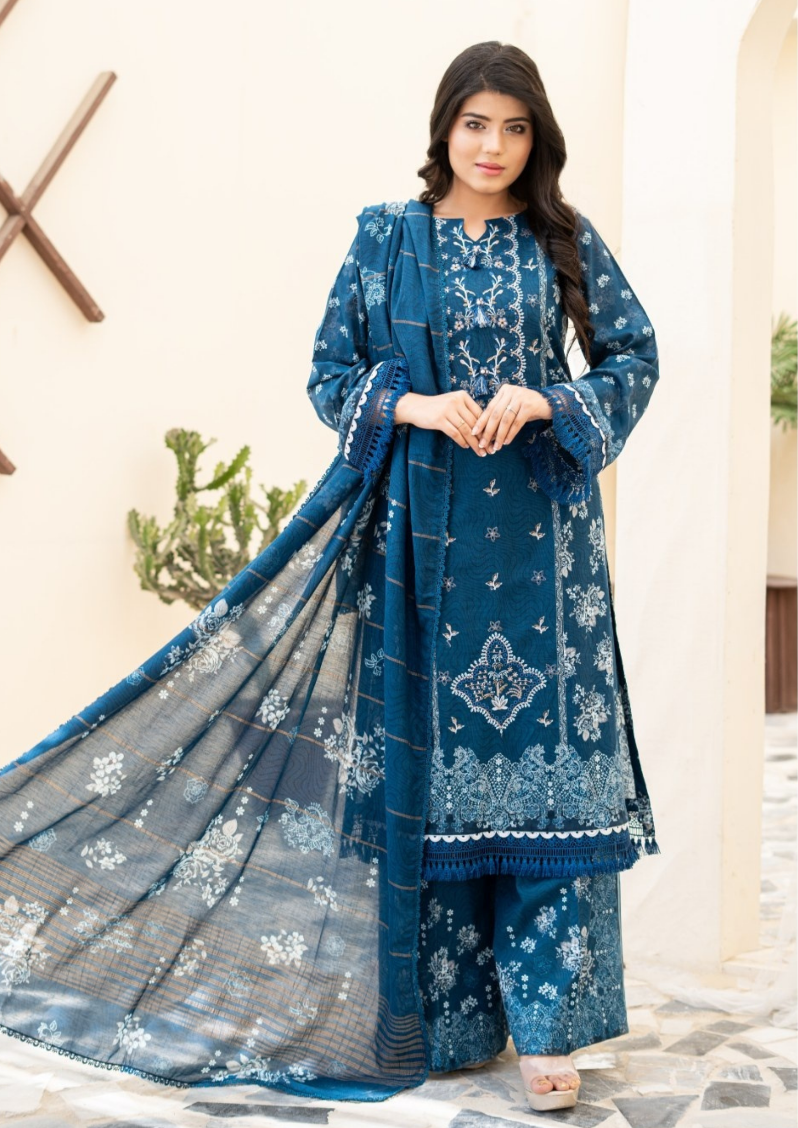 SAJAL - Unstitched 3-Piece Digital Lawn