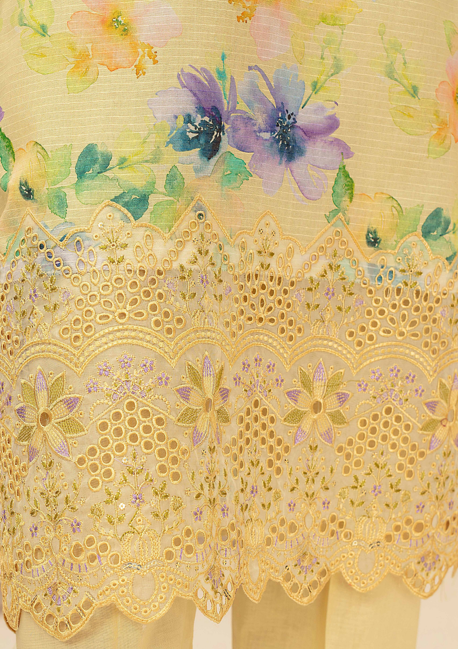 AQAS - Unstitched 3-Piece Digital Printed