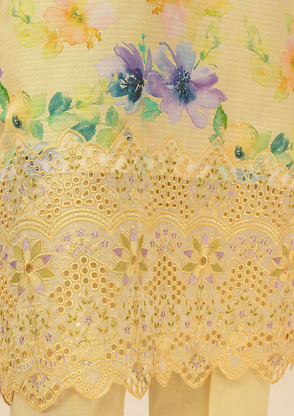 AQAS - Unstitched 3-Piece Digital Printed