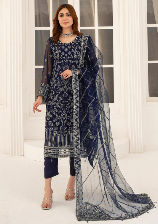 AFREEN - Semi Stitched Exclusive Chiffon