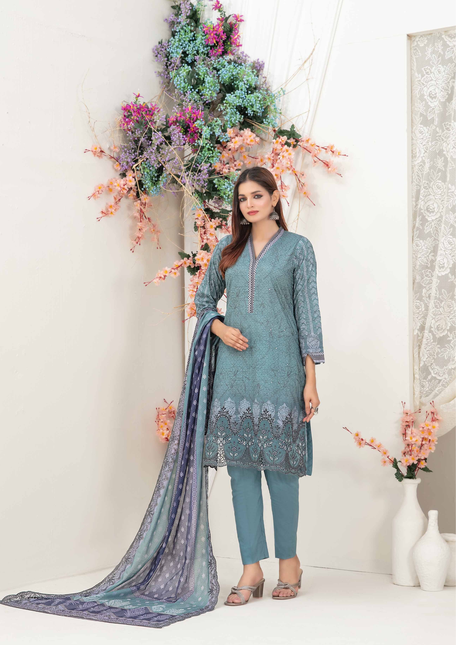 ULFAT - Unstitched 3-Piece Digital Lawn Prints