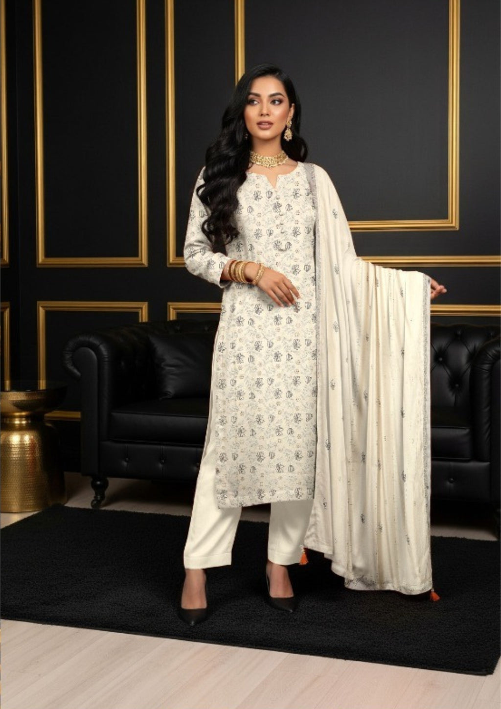 BULBUL - Unstitched Pashmina Dhanak