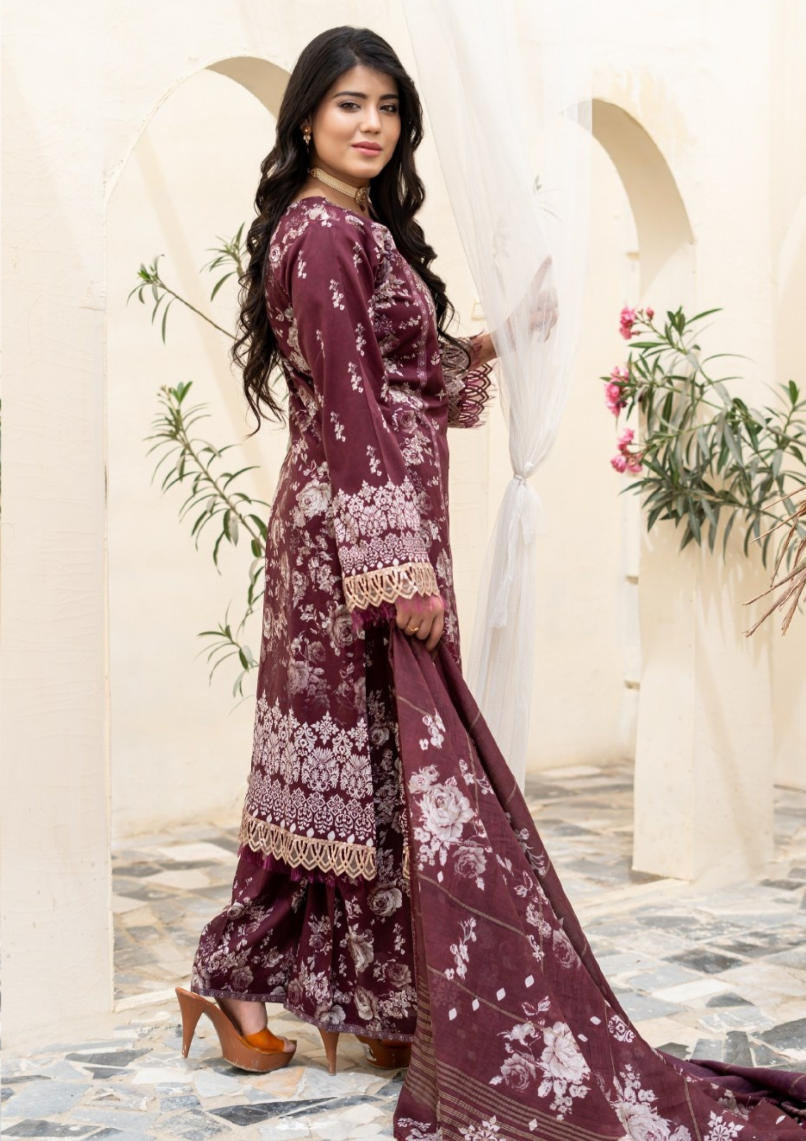 SAJAL - Unstitched 3-Piece Digital Lawn