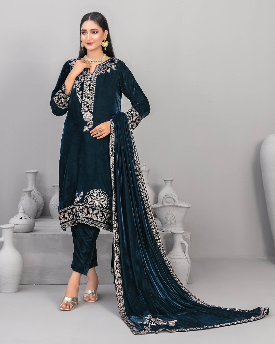 NAFISA - Unstitched Luxury Velvet