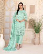 AYZEL - Unstitched Embroidered Karrandi