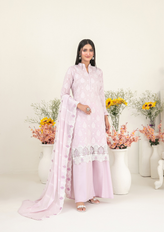 SOGHAT - Unstitched 3-Piece Embroidered Lawn
