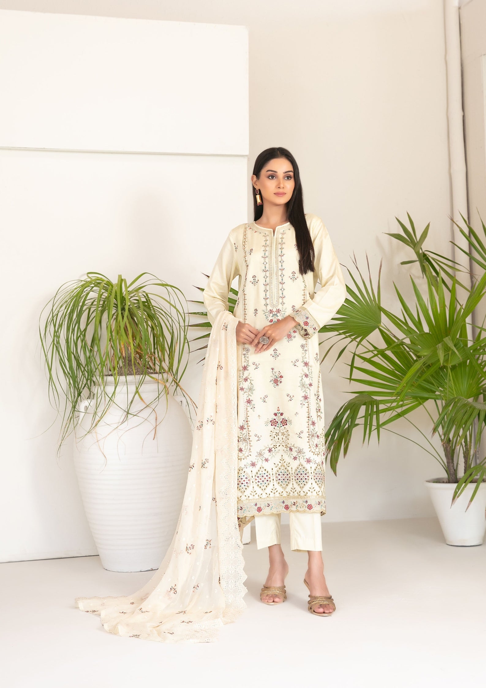 RAQS - Unstitched Embroidered Viscose