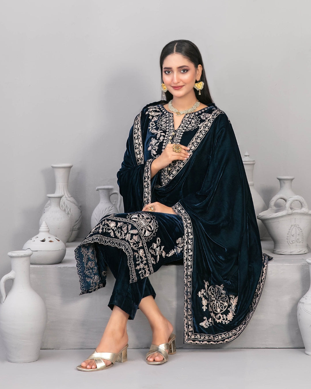 NAFISA - Unstitched Luxury Velvet