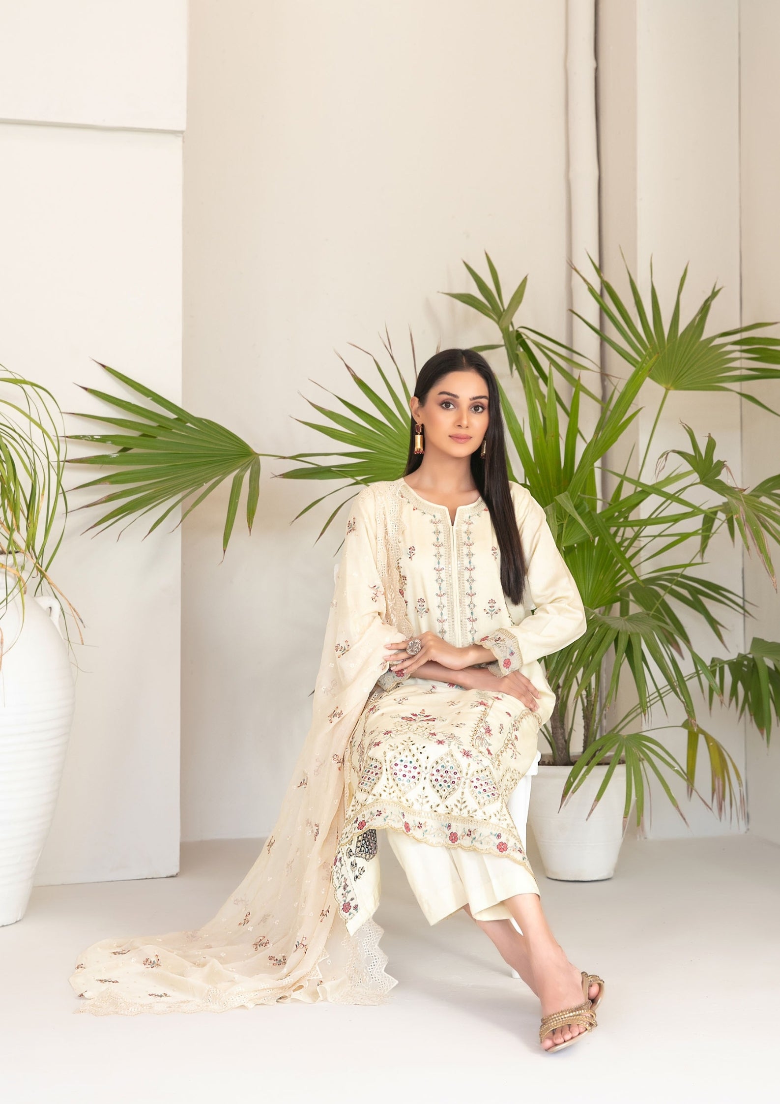 RAQS - Unstitched Embroidered Viscose
