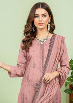 JAL PARI - Unstitched 3-PCS Embroidered