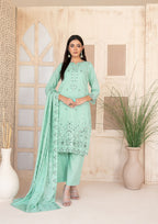 AYZEL - Unstitched Embroidered Karrandi