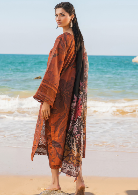 PARIZAAD - Unstitched 3-Piece Digital Print Lawn