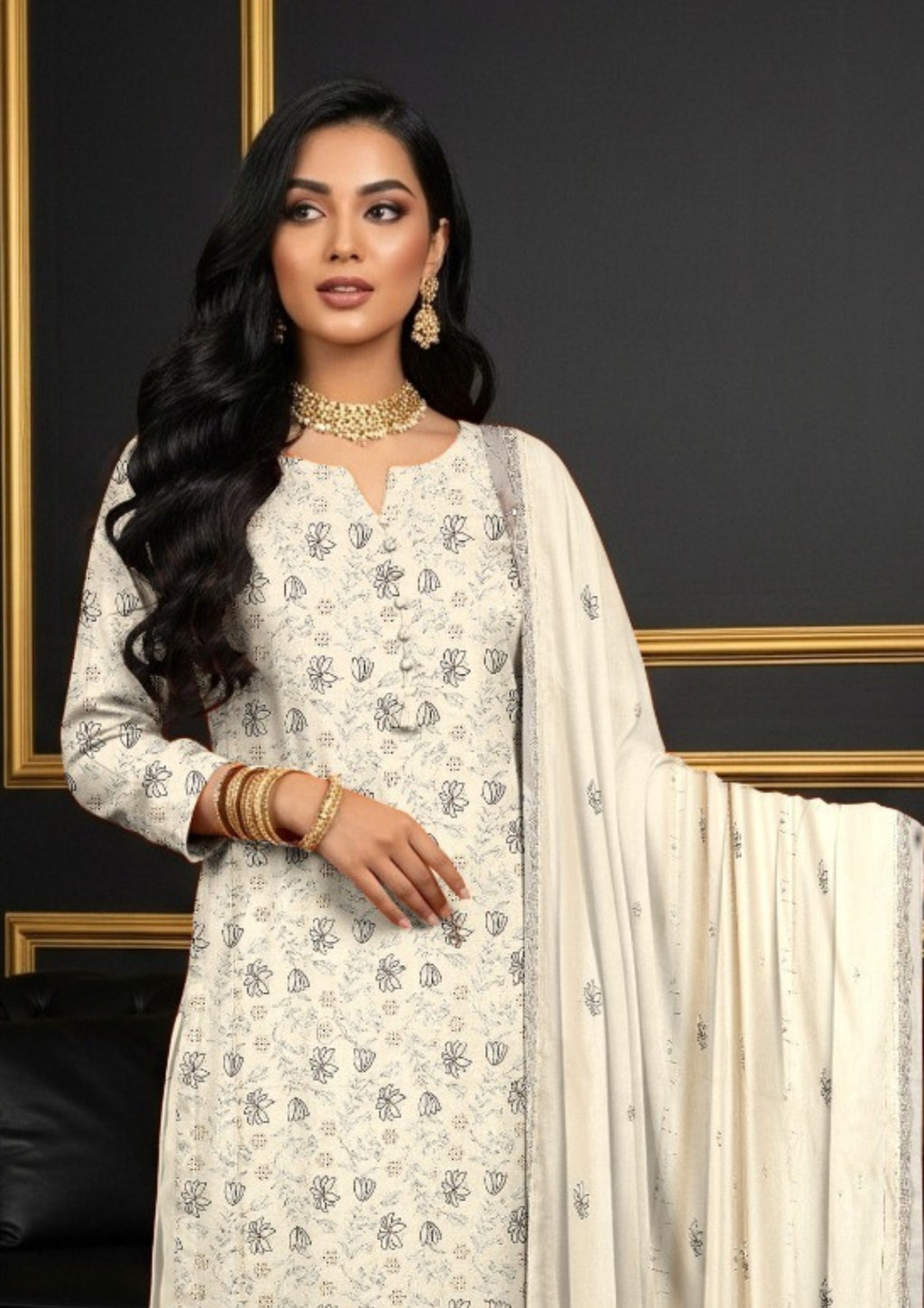 BULBUL - Unstitched Pashmina Dhanak