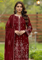 GULL-E-NOOR - Unstitched Embroidered Dhanak