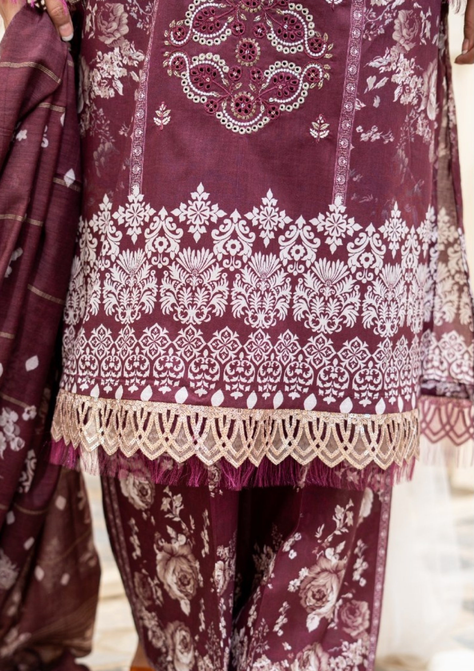 SAJAL - Unstitched 3-Piece Digital Lawn