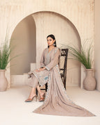 AYZEL - Unstitched Embroidered Karrandi