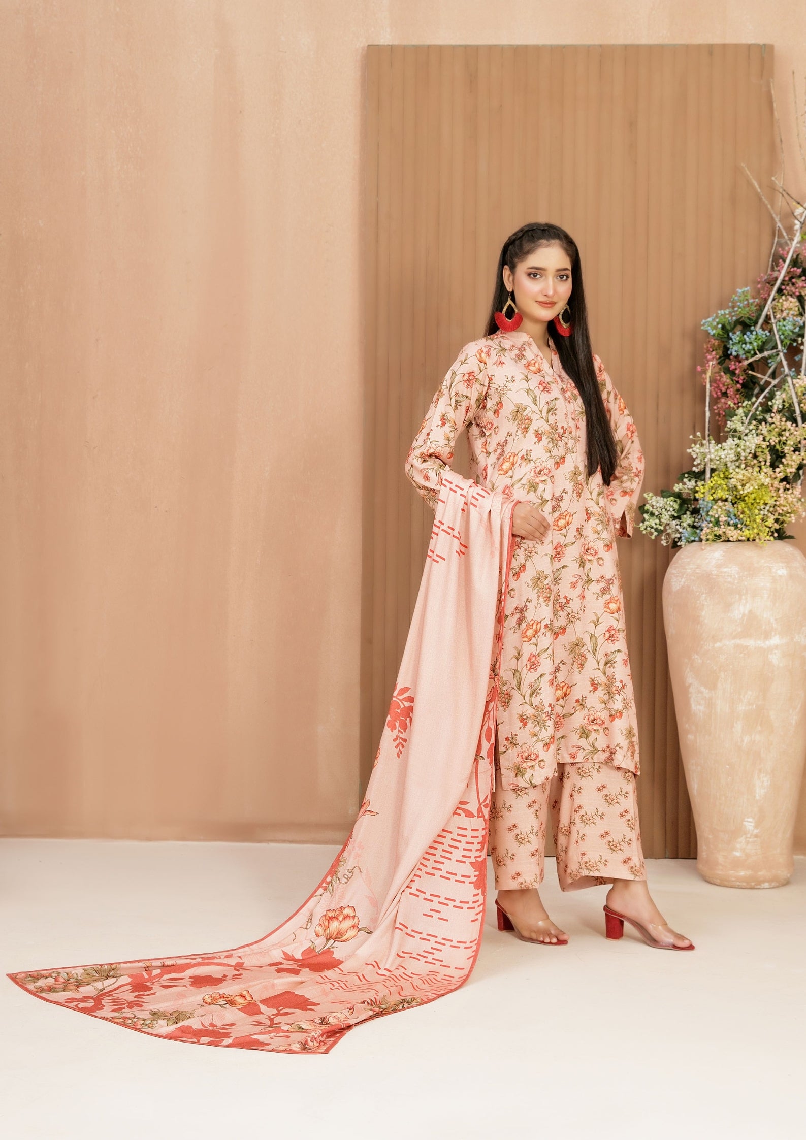 AFSANA - Unstitched Digital Printed