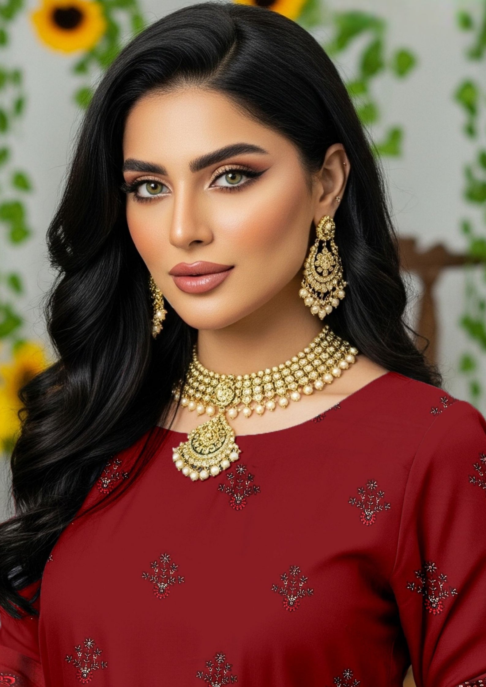 AINA - Unstitched Embroidered Dhanak