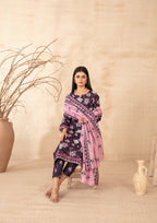 ZIMAL - Unstitched Embroidered Khaddar