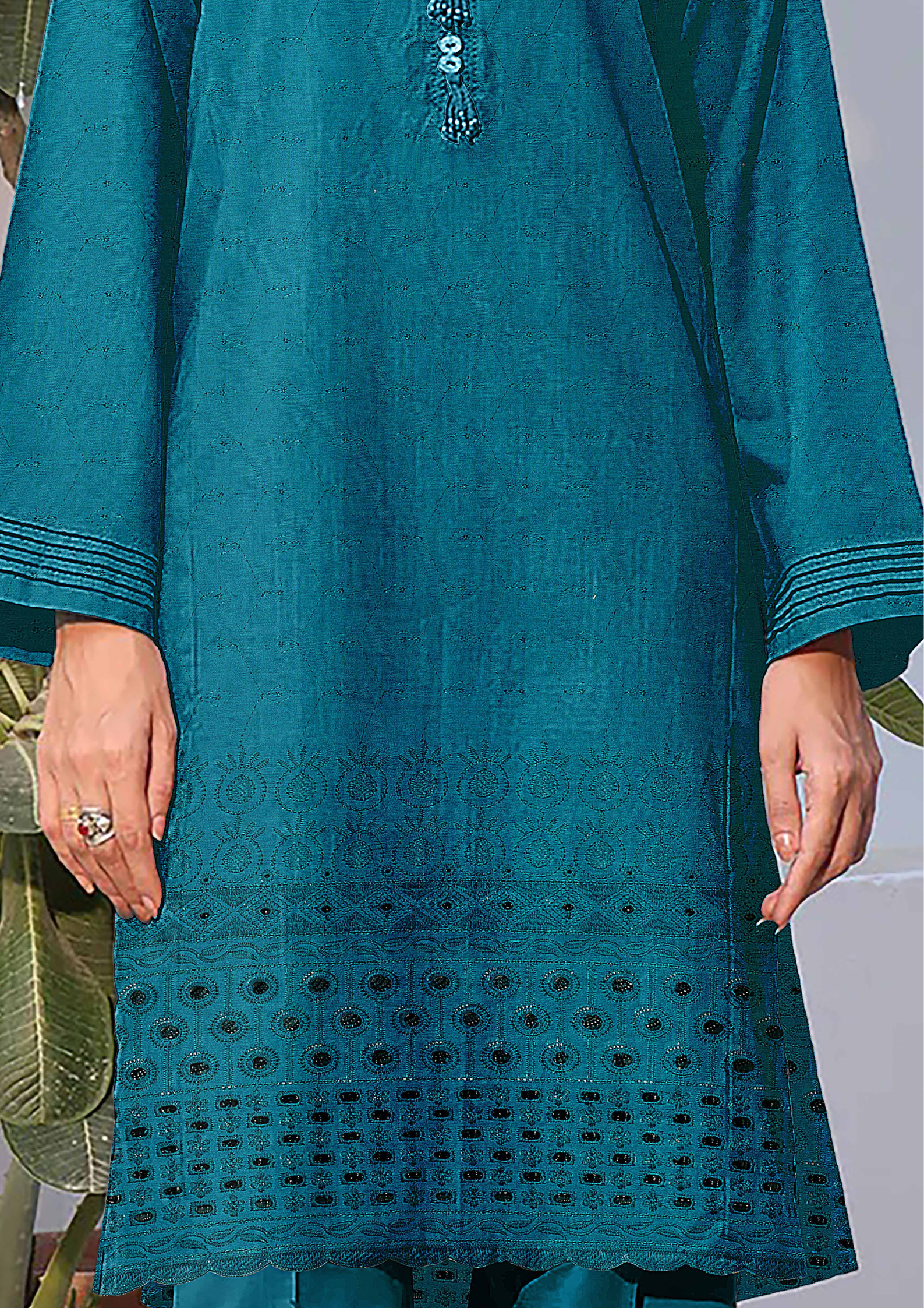 ARZOO - Unstitched 2-Piece Embroidered Lawn